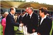 Bob at Lord’s being presented to Prince Edward before a Lord’s Taverners match.